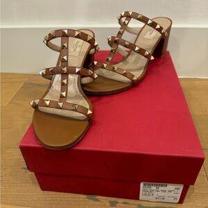 Valentino Garavani Rockstud Caged Mule Sandal